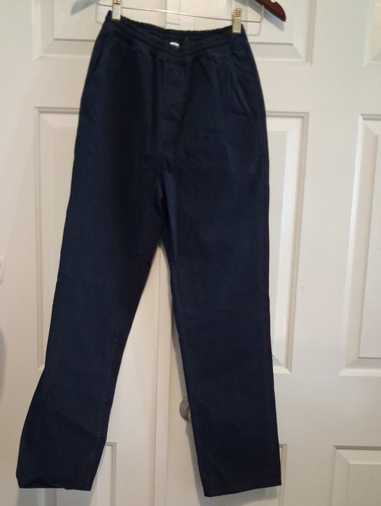 Madhappy Other - Madhappy Men's Dark Navy Elastic-Waist Chinos